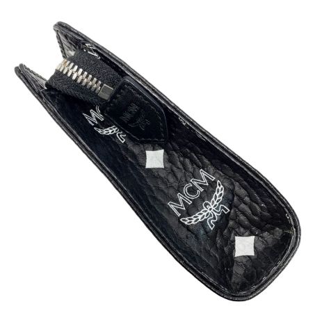  MCM エムシーエム ポーチ レザー 袋有 ブラック