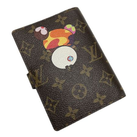  LOUIS VUITTON ルイヴィトン モノグラムパンダ アジェンダPM R20011 6穴手帳カバー 箱・布袋有