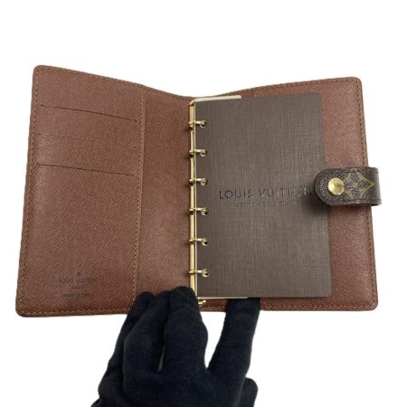  LOUIS VUITTON ルイヴィトン モノグラムパンダ アジェンダPM R20011 6穴手帳カバー 箱・布袋有