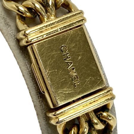  CHANEL シャネル プルミエール M 58512 ブラック クォーツ レディース 腕時計 GP