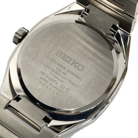  SEIKO セイコー アストロン ネクスター 7B72-0AF0 ブルー 電波ソーラー メンズ 腕時計 箱有 ASTRON