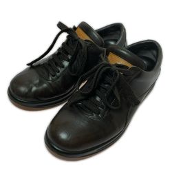 ☆☆ LOUIS VUITTON ルイヴィトン レザースニーカー ブラウン SIZE 24cm メンズ Bランク