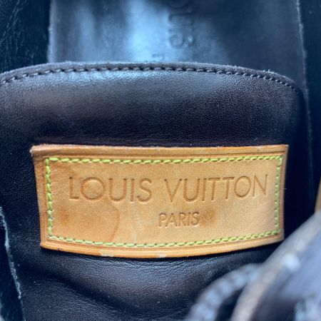  LOUIS VUITTON ルイヴィトン レザースニーカー ブラウン SIZE 24cm メンズ