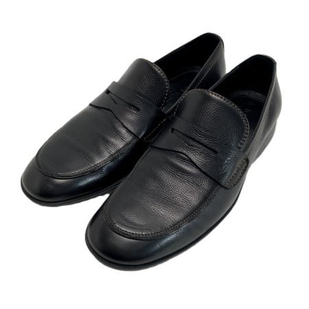  LOUIS VUITTON ルイヴィトン ローファー サイズ6½(25.5cm相当) ブラック レザー ビジネスシューズ