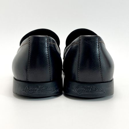  LOUIS VUITTON ルイヴィトン ローファー サイズ6½(25.5cm相当) ブラック レザー ビジネスシューズ