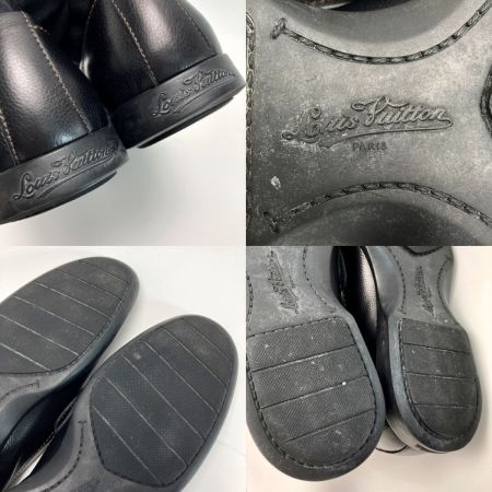  LOUIS VUITTON ルイヴィトン ローファー サイズ6½(25.5cm相当) ブラック レザー ビジネスシューズ