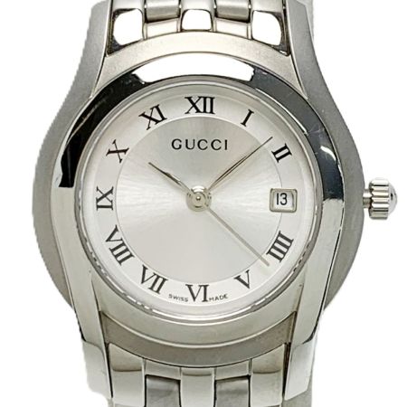  GUCCI グッチ クォーツ 5500L ステンレススチール 腕時計 レディース