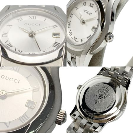  GUCCI グッチ クォーツ 5500L ステンレススチール 腕時計 レディース