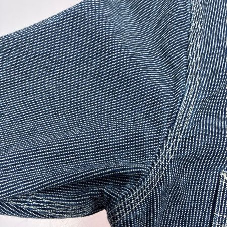The Flat Head フラッドヘッド シャツ 長袖 ストライプ柄 SIZE 38 インディゴ メンズ