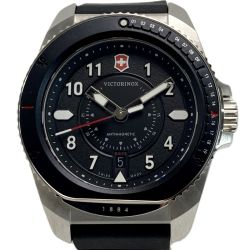 ☆☆ VICTORINOX ビクトリノックス ジャーニー 1884 242009 ブラック クォーツ メンズ 腕時計 箱・取説有 Journey Aランク