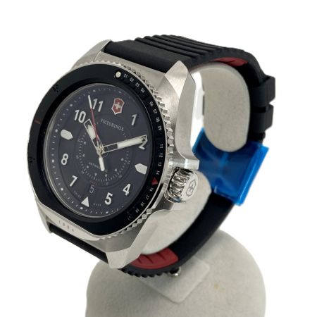  VICTORINOX ビクトリノックス ジャーニー 1884 242009 ブラック クォーツ メンズ 腕時計 箱・取説有 Journey