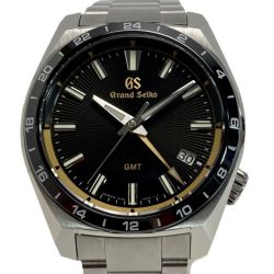 ☆☆ SEIKO セイコー グランドセイコー スポーツコレクション 140周年記念モデル SBGN023 ブラック クォーツ メンズ 腕時計 箱・取説有 Aランク