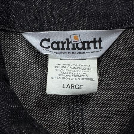  Carhartt カーハート カバーオール ジャケット SIZE L 00108-072 ブラック メンズ