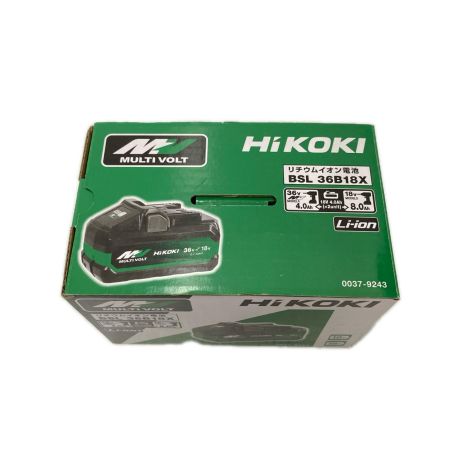 HiKOKI ハイコーキ 36Vバッテリー BSL36B18X グリーン 未使用品