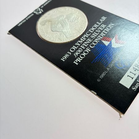 1983年 ロサンゼルスオリンピック記念 1ドル 銀貨 3枚セット FINE SILVER 900