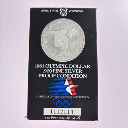 1983年 ロサンゼルスオリンピック記念 1ドル 銀貨 3枚セット FINE SILVER 900