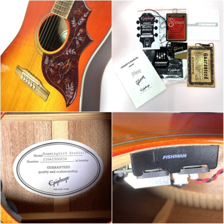  EPIPHONE エピフォン Hummingbird Studio ソフトケース付き