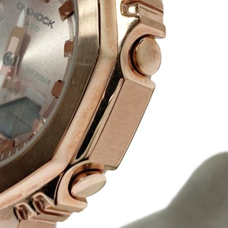  CASIO カシオ G-SHOCK メタルカバード アナデジ GM-S2100PG-4AJF ピンク クォーツ レディース 腕時計
