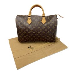 ☆☆ LOUIS VUITTON ルイヴィトン ミニボストンバッグ モノグラム スピーディ35 M41524 パドロック キーx2 保存袋有 Bランク