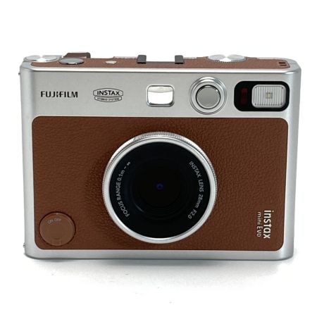  FUJIFILM フジフィルム instax mini Evo ブラウン チェキ インスタントカメラ 本体のみ
