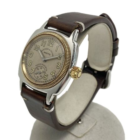  MOTO×VAGUE WATCH CO. クッサン WT04 ゴールド クォーツ メンズ 腕時計 COUSSIN ヴァーグウォッチ