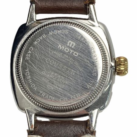  MOTO×VAGUE WATCH CO. クッサン WT04 ゴールド クォーツ メンズ 腕時計 COUSSIN ヴァーグウォッチ