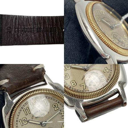  MOTO×VAGUE WATCH CO. クッサン WT04 ゴールド クォーツ メンズ 腕時計 COUSSIN ヴァーグウォッチ