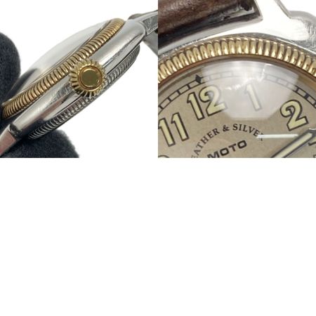  MOTO×VAGUE WATCH CO. クッサン WT04 ゴールド クォーツ メンズ 腕時計 COUSSIN ヴァーグウォッチ