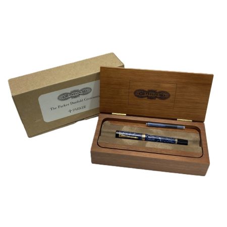  Parker バーカ デュオフォールド センテニアル ペン先18K Fニブ 万年筆 箱有 Duofold Centennial