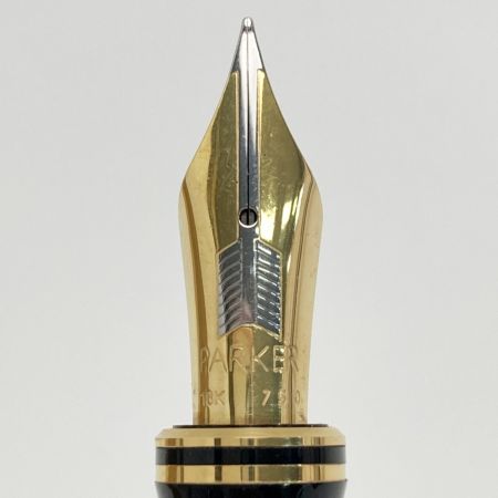  Parker バーカ デュオフォールド センテニアル ペン先18K Fニブ 万年筆 箱有 Duofold Centennial