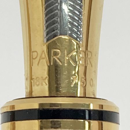  Parker バーカ デュオフォールド センテニアル ペン先18K Fニブ 万年筆 箱有 Duofold Centennial