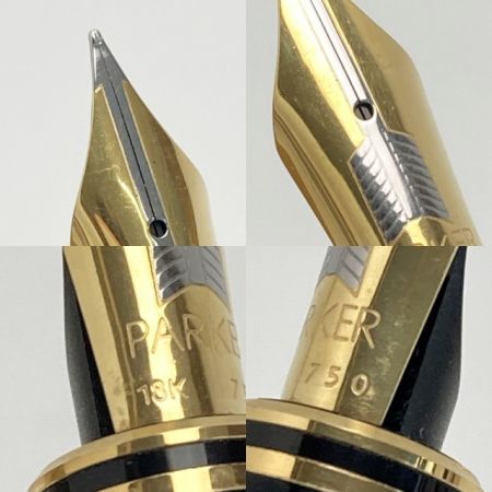  Parker バーカ デュオフォールド センテニアル ペン先18K Fニブ 万年筆 箱有 Duofold Centennial