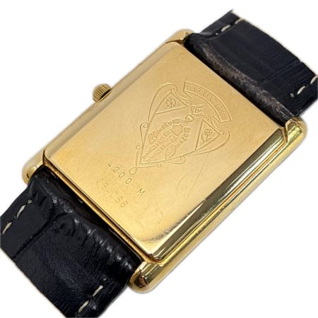  GUCCI グッチ スクエア  4200M ゴールド メンズ ベルト社外