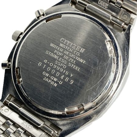  CITIZEN シチズン デジアナ 4-099915 Y ホワイト クォーツ メンズ 腕時計