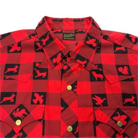  TENDERLOIN テンダーロイン ウィンチェスター 半袖シャツ SIZE XS メンズ レッド