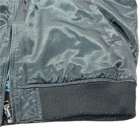  DIESEL ディーゼル スカジャン ジャケット 蛇柄 刺繍 SIZE XS レディース ブラック×ブルー