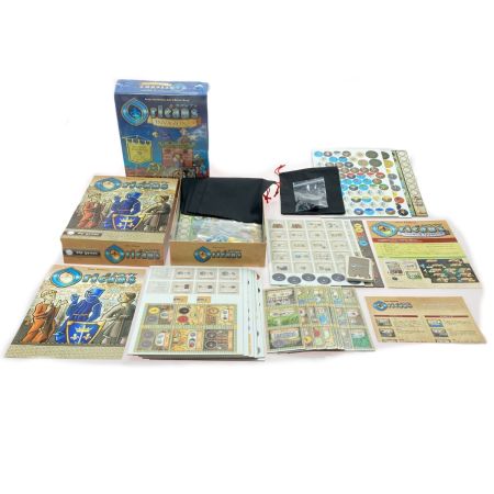  エンゲームズ オルレアン 基本+拡張セット4種 完全日本語版 ボードゲーム Orleans 侵略/交易と陰謀/5人プレイ用拡張/プロモタイルセット