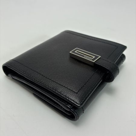  COACH コーチ 2つ折り財布  ブラック レディース