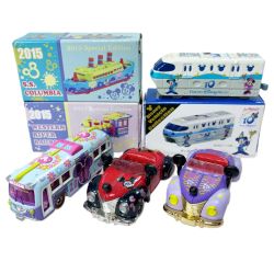 ☆☆  トミカ ミッキー ミニー 車 リゾートクルーザー リゾートライン 船 6台まとめ Bランク