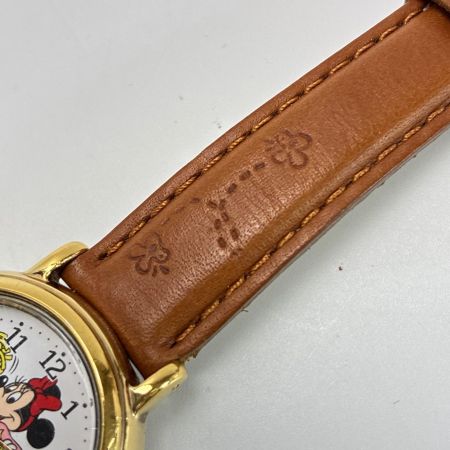 SEIKO ALBA ミニーマウス チアガール  V811-1740 クォーツ レザー