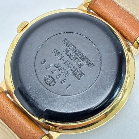 SEIKO ALBA ミニーマウス チアガール  V811-1740 クォーツ レザー