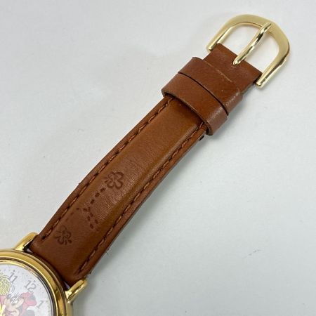 SEIKO ALBA ミニーマウス チアガール  V811-1740 クォーツ レザー