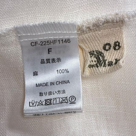 08Mab ゼロハチマブ リネンシャツ SIZE Free CF-225HF1146 ホワイト