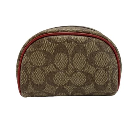  COACH コーチ ドーム型コスメポーチ ストロベリー  CH528 レディース