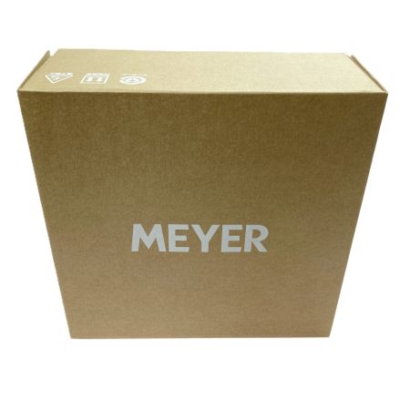  MEYER マイヤー ガラス蓋付き ニューパン 22cm 箱有 NEWPAN シルバー
