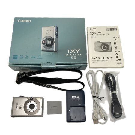  CANON キャノン コンパクトデジタルカメラ IXY DIGITAL 55 取説・充電器・箱付き