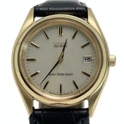 ☆☆ CITIZEN シチズン エコドライブ デイト E761-K003482 アイボリー 電波ソーラー メンズ 腕時計 Eco-Drive Bランク