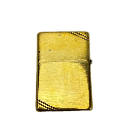 ZIPPO ジッポー オイルライター 1991年製 ソリッドブラス 反転ロゴ ダイアゴナルライン