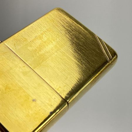 ZIPPO ジッポー オイルライター 1991年製 ソリッドブラス 反転ロゴ ダイアゴナルライン
