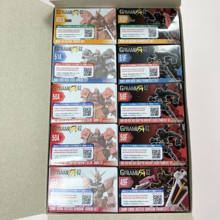  バンダイ 機動戦士ガンダム Gフレーム FA 02 食玩 10個入り 1BOX G FRAME FA 02 全8種